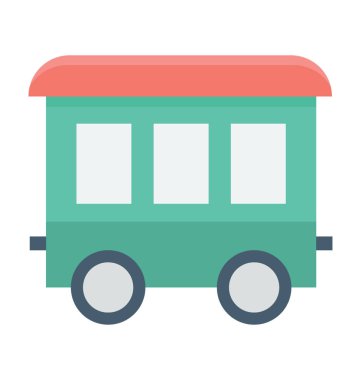  Oyuncak tren vektör simgesi