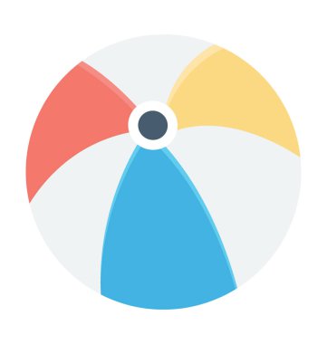  Lastik top vektör simgesi 