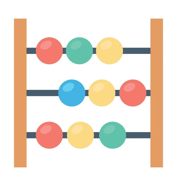 Abacus vector pictogram — Stockvector