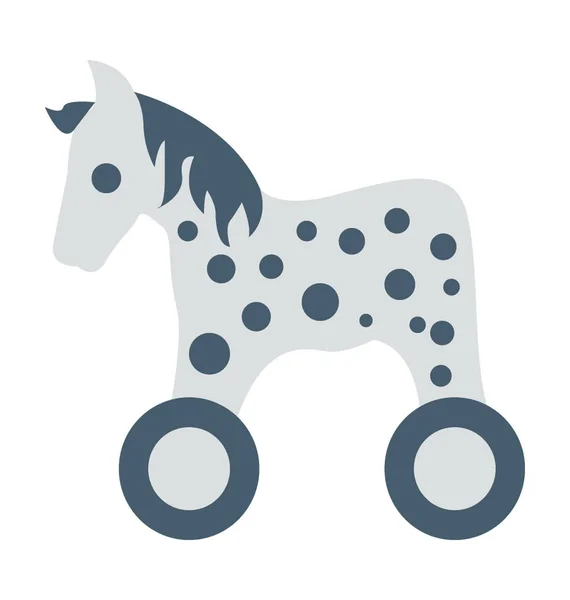 Baby Horse Vector Icon — Stock Vector