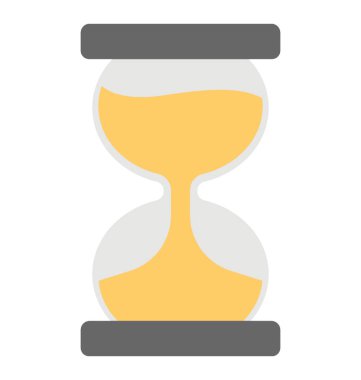 Düz simgesi tasarım saat cam