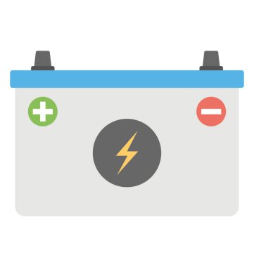 Düz simgesi tasarım bir Ups batarya