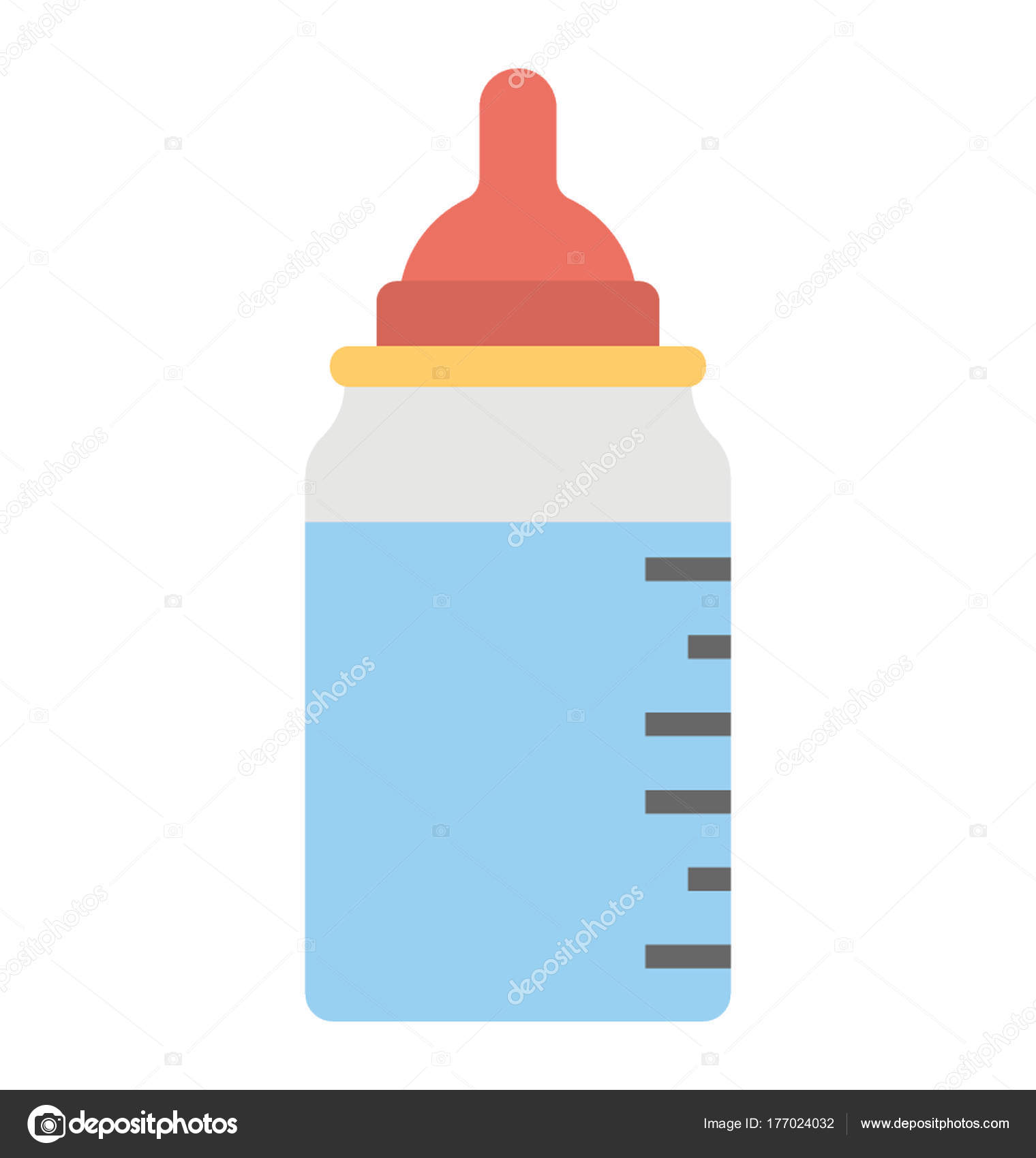 flat baby bottle