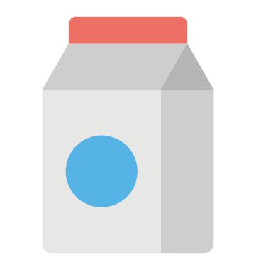 Gıda paketi, düz simgesi tasarım ambalaj götürün