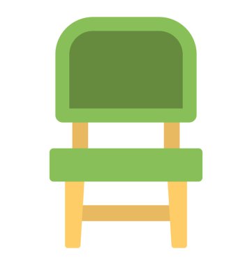 Bebek yüksek sandalye düz simgesi tasarım