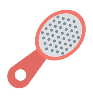 Saç fırçası vektör simgesi 