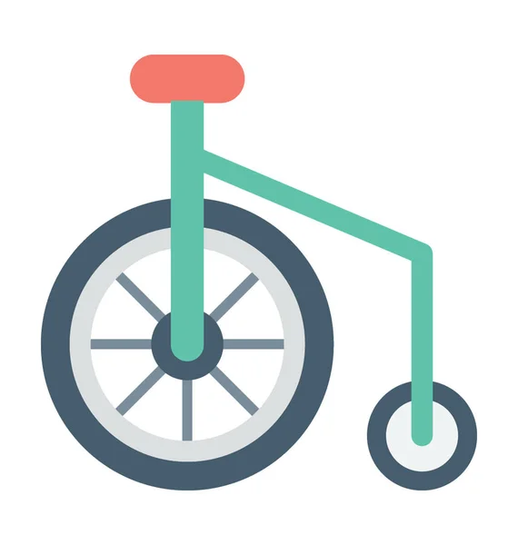 Cirkusz Ciklus Vector Icon — Stock Vector
