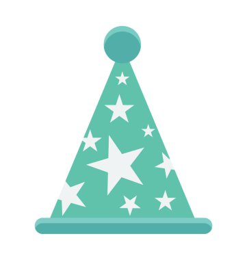 Palyaço şapka vektör simgesi