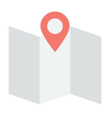  Harita Bulucu vektör simgesi