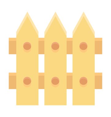  Çit vektör simgesi