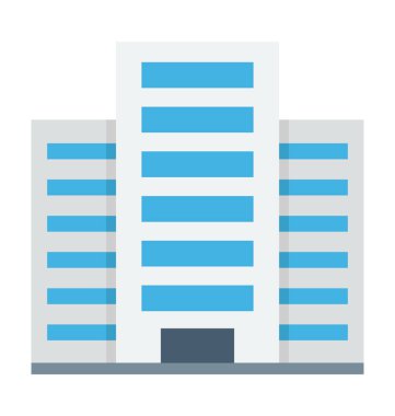  ticari yapı vektörü simgesi