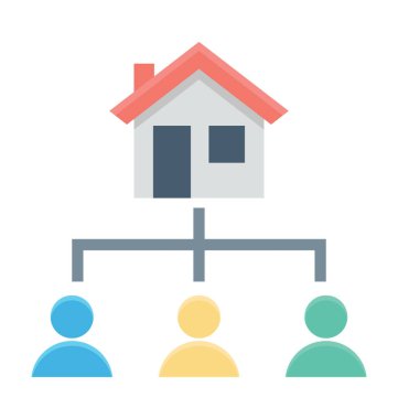  Proje planı vektör simgesi