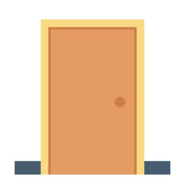  Kapı vektör simgesi 