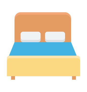  Yatak vektör simgesi