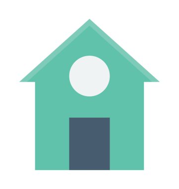  Kulübe vektör simgesi