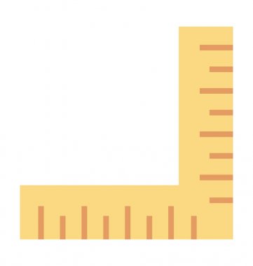  Cetvel vektör simgesi