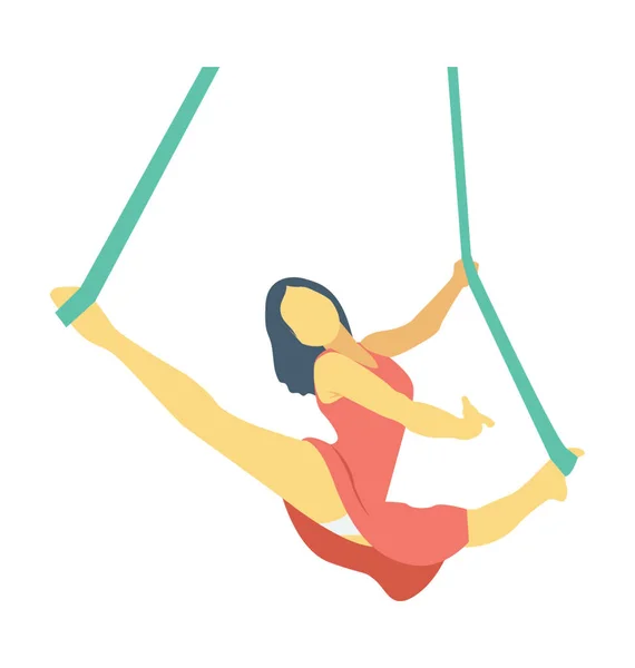 Akrobatické Barevné Vektorové Ikony — Stockový vektor