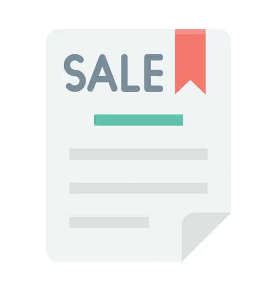 Sale Vector Icon — Stock Vector