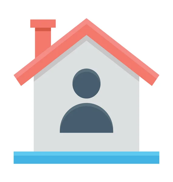 Estate Agent Vector Icon — Stock Vector