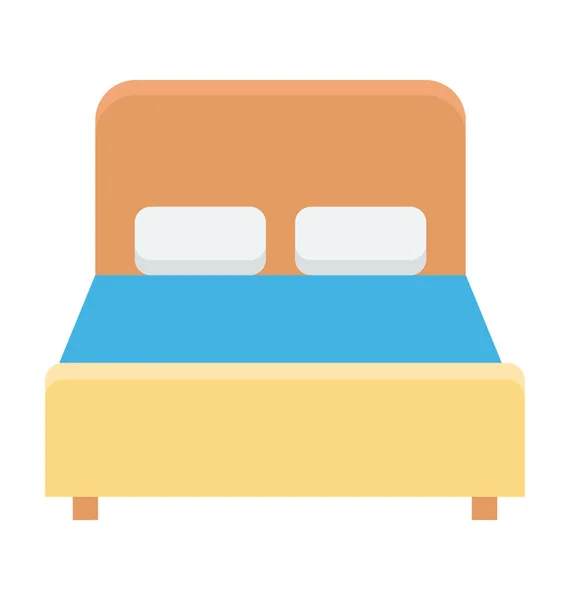 Bed Vector Icon — Stock Vector