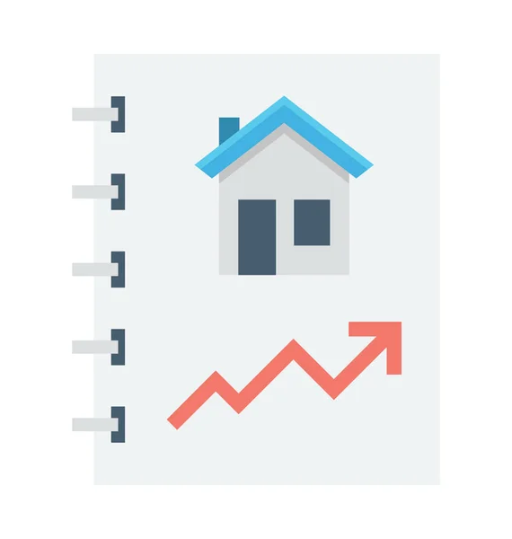 Property Value Vector Icon — Stock Vector