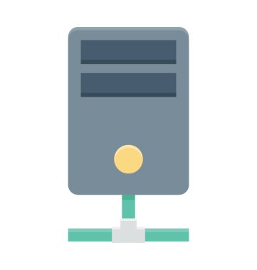 Veri bulut vektör simgesi