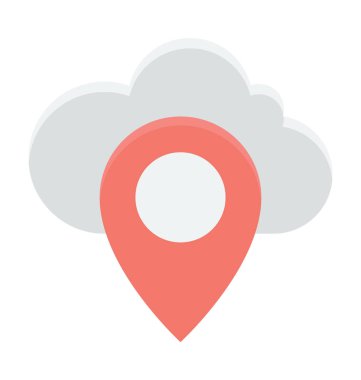 Çevrimiçi gezinti vektör simgesi