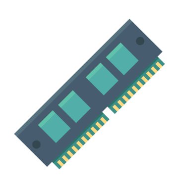 Bilgisayar Ram vektör simgesi