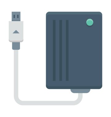 Depolama aygıtı vektör simgesi