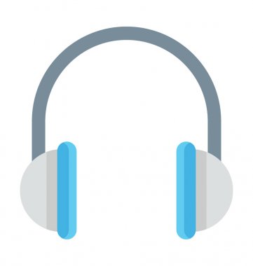 Kafa telefon vektör simgesi