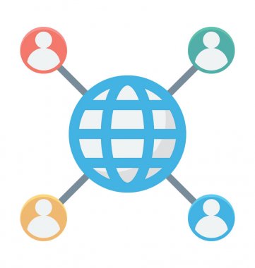 Global Hizmetler vektör simgesi