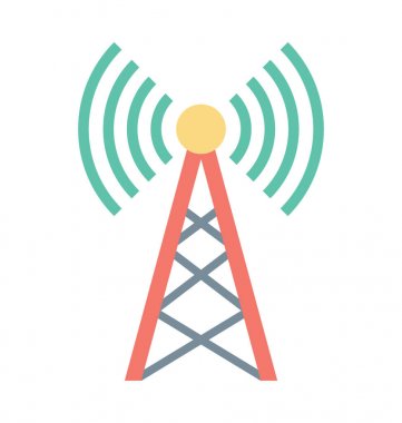 WiFi kule vektör simgesi