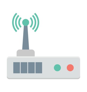 Wifi yönlendirici vektör simgesi