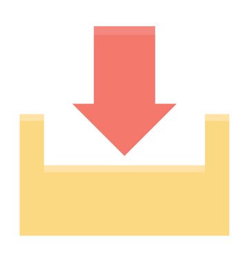 Download dosya vektör simge