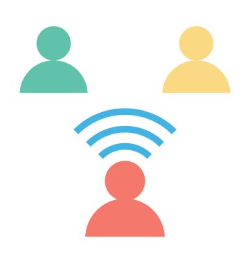 İnsanlar ağ vektör simgesi