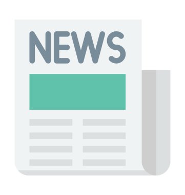 haber kağıt vektör simgesi