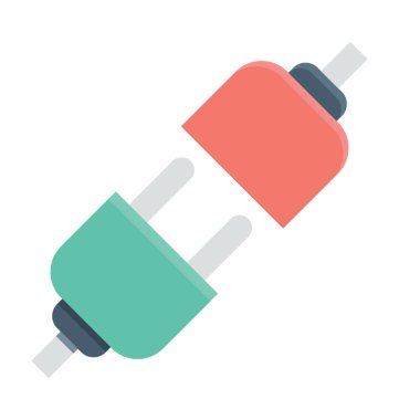 güç dolgu vektör simgesi