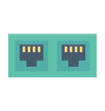 Internet fiş vektör simgesi