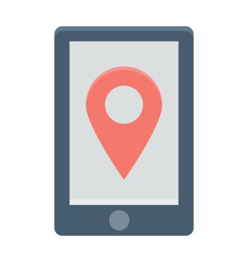 Harita aygıtı vektör simgesi