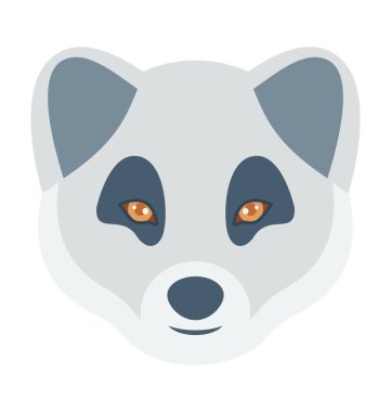  Fox renkli vektör simgesi