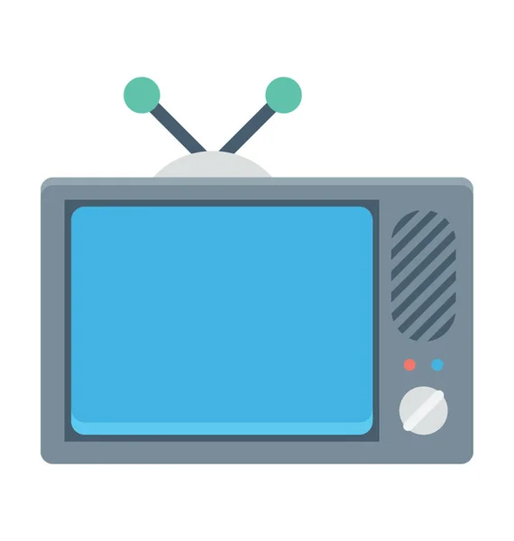 Телевизионная Векторная Икона — стоковый вектор