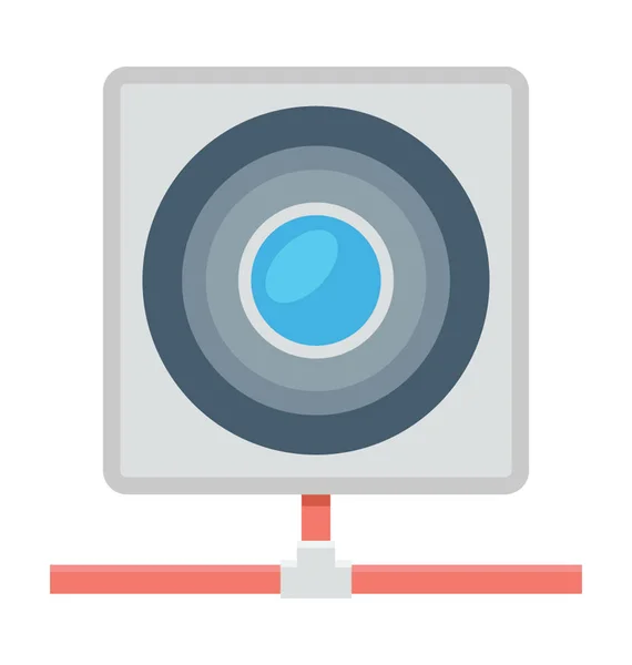Web Cam Εικονίδιο Του Φορέα — Διανυσματικό Αρχείο