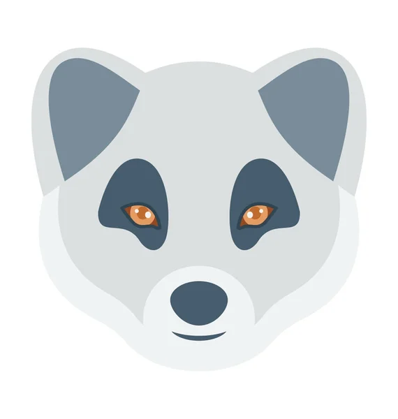 Fox gekleurde vector pictogram — Stockvector