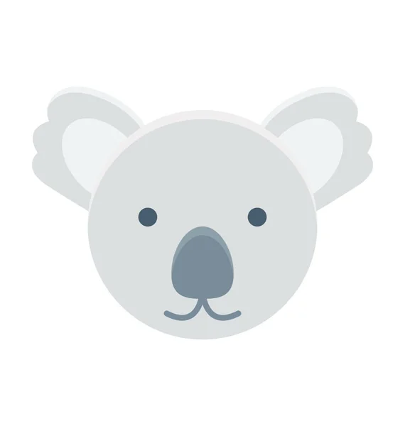 Αρκούδα έγχρωμο εικονίδιο του φορέα — Διανυσματικό Αρχείο