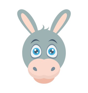  Katır renkli vektör simgesi