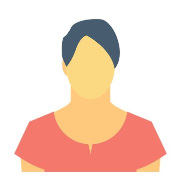  Bayan vektör simgesi