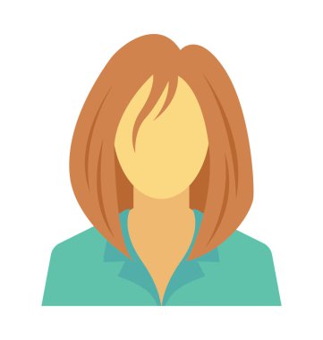  kadın vektör simgesi