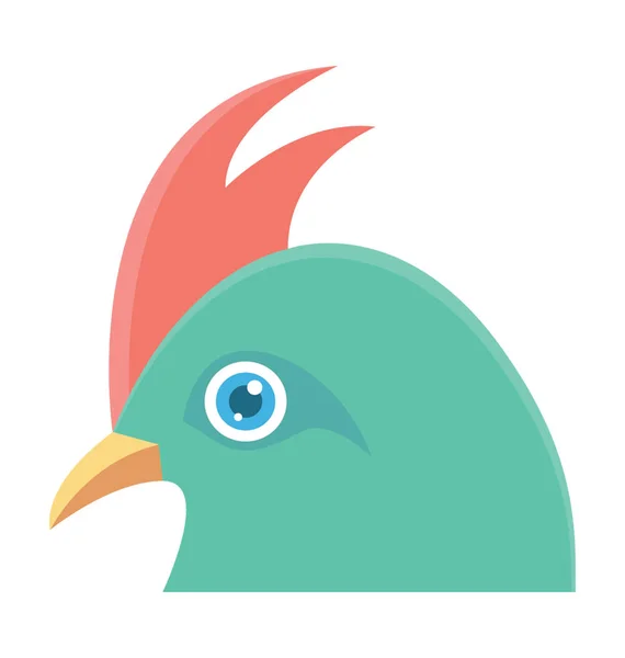 Ícone vetorial de papagaio — Vetor de Stock