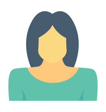  Bayan vektör simgesi