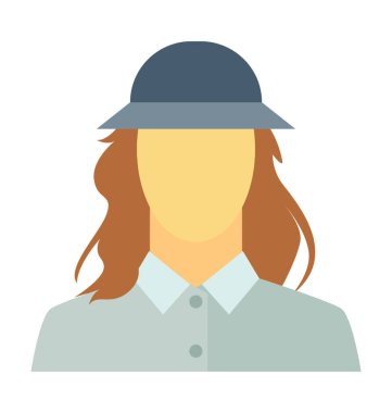  kadın vektör simgesi